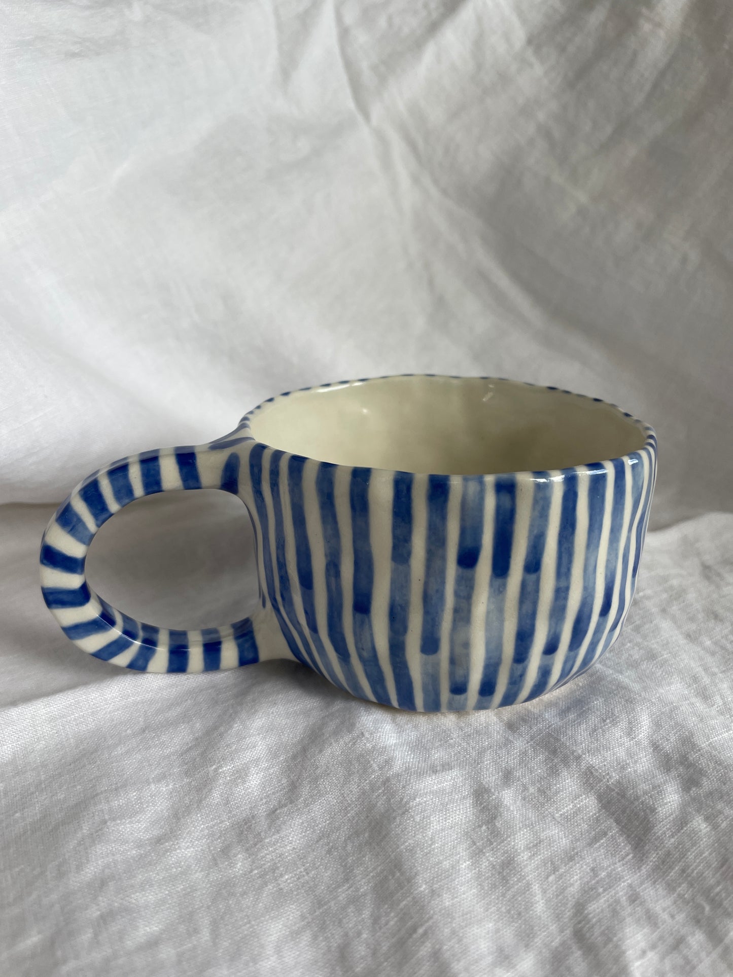 Blue stripes mug💙