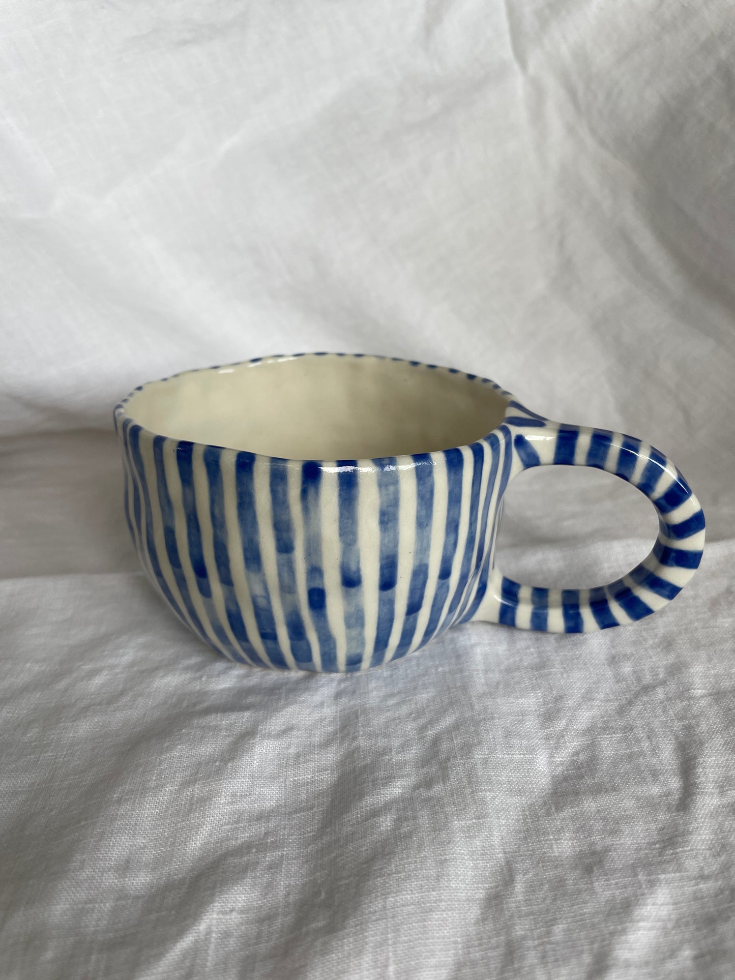 Blue stripes mug💙