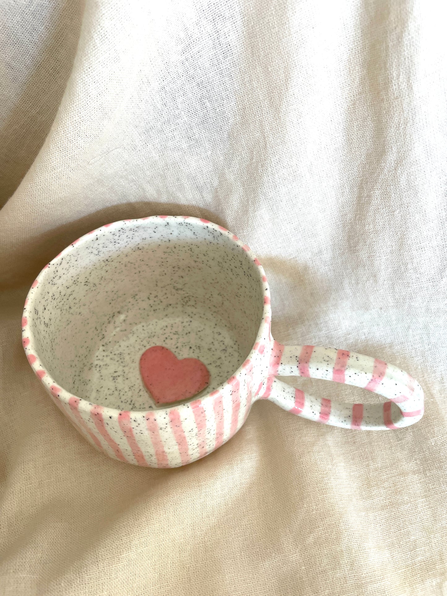 Pink stripes Mug