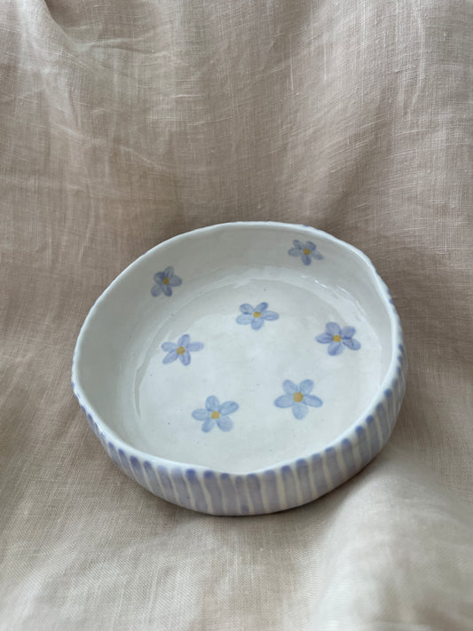Lilac flowers bowl