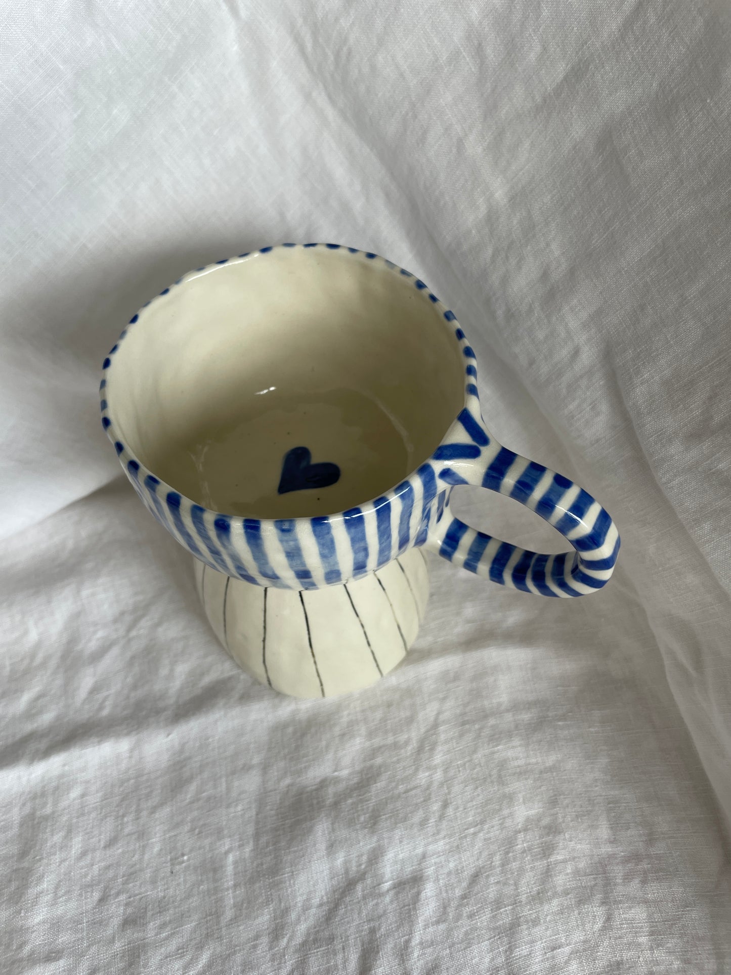 Blue stripes mug💙