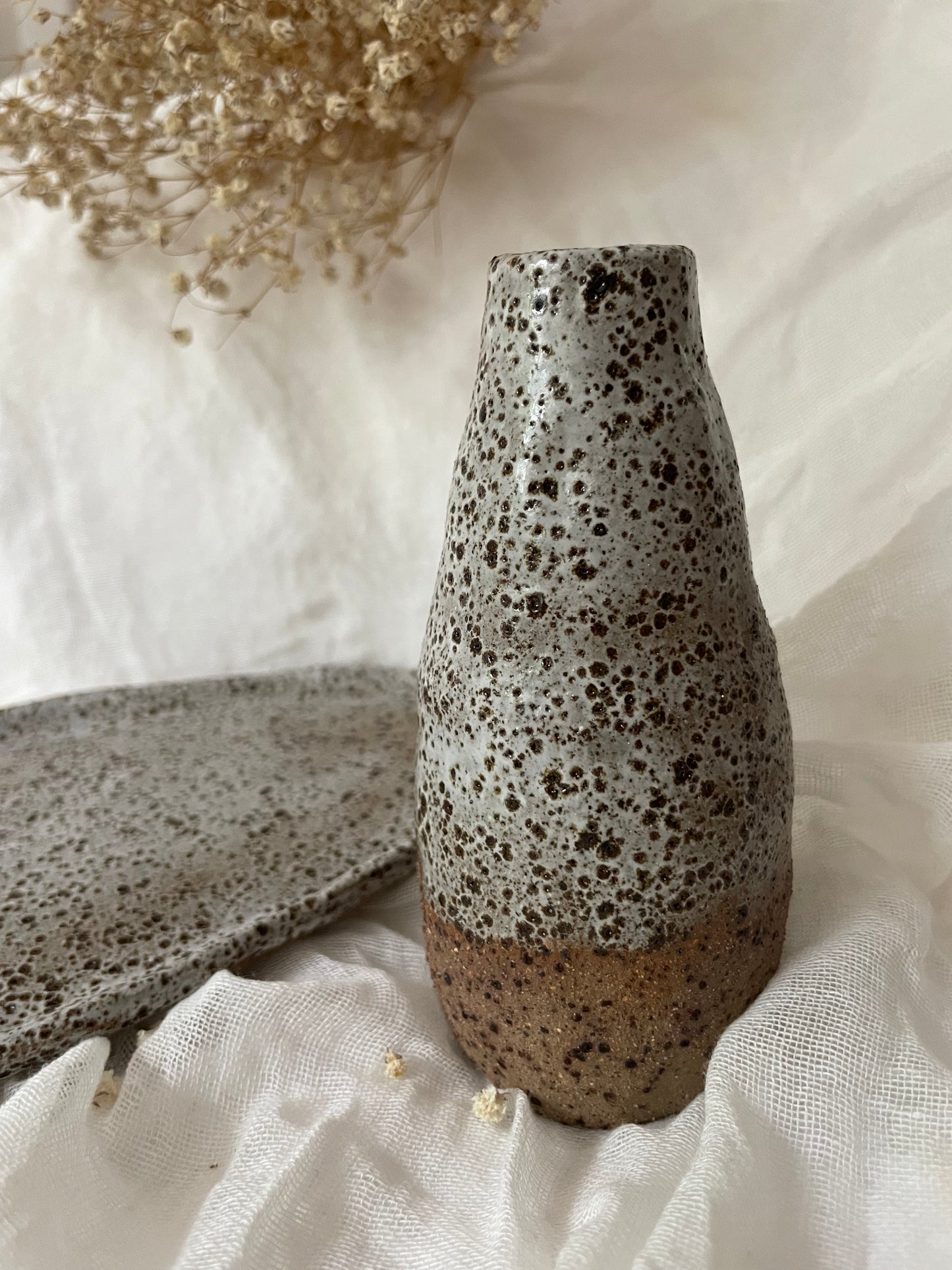 Raku Vase