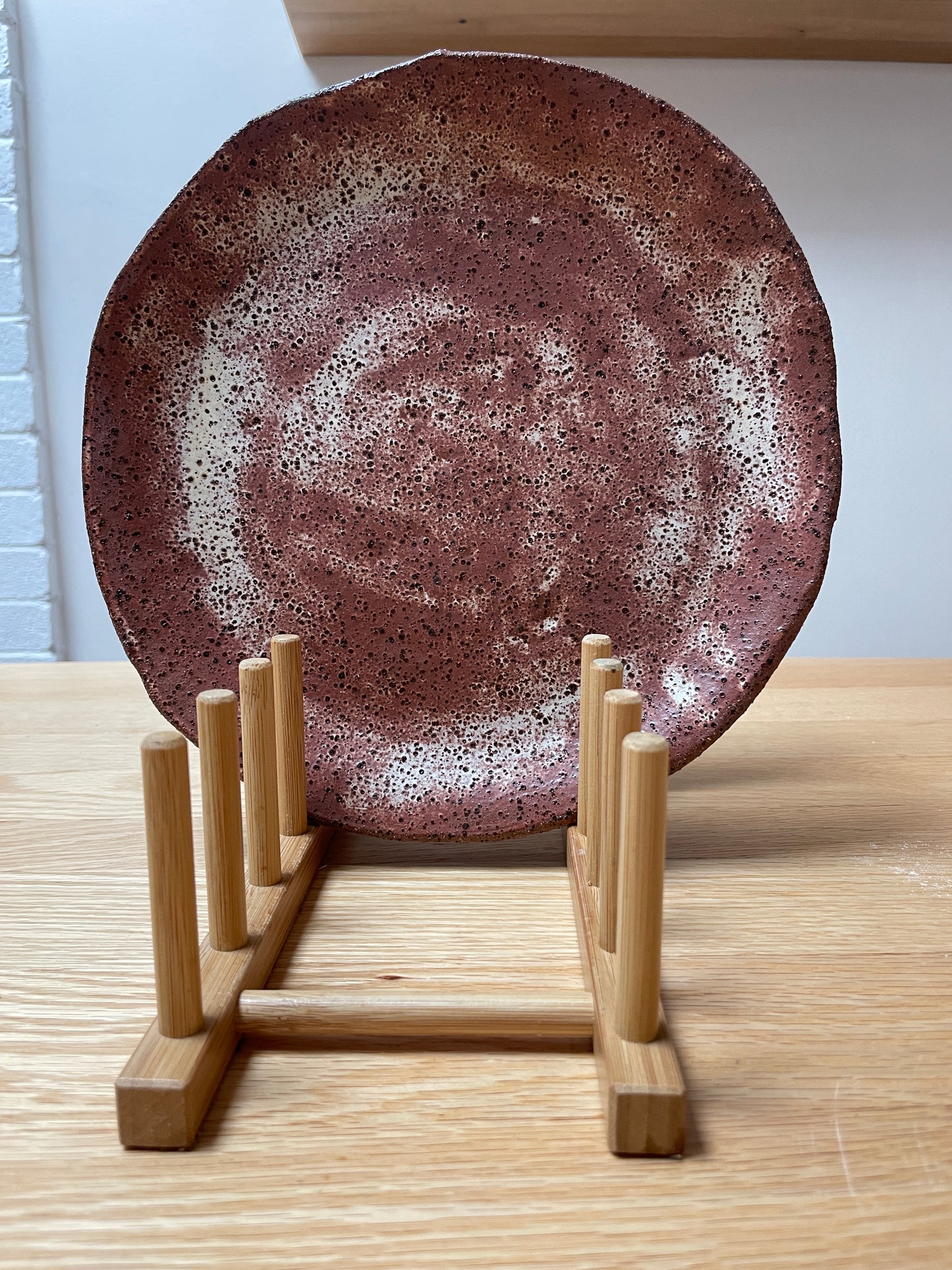 Raku Shino Plate