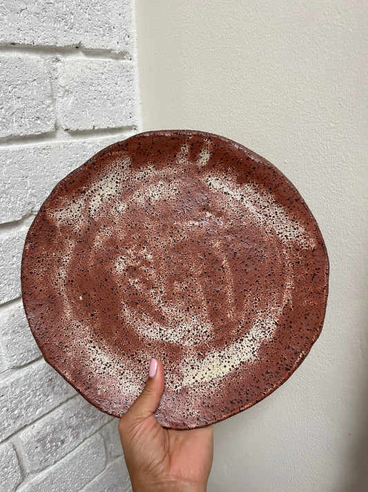 Raku Shino Plate