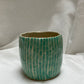 Large Mug Green Striped