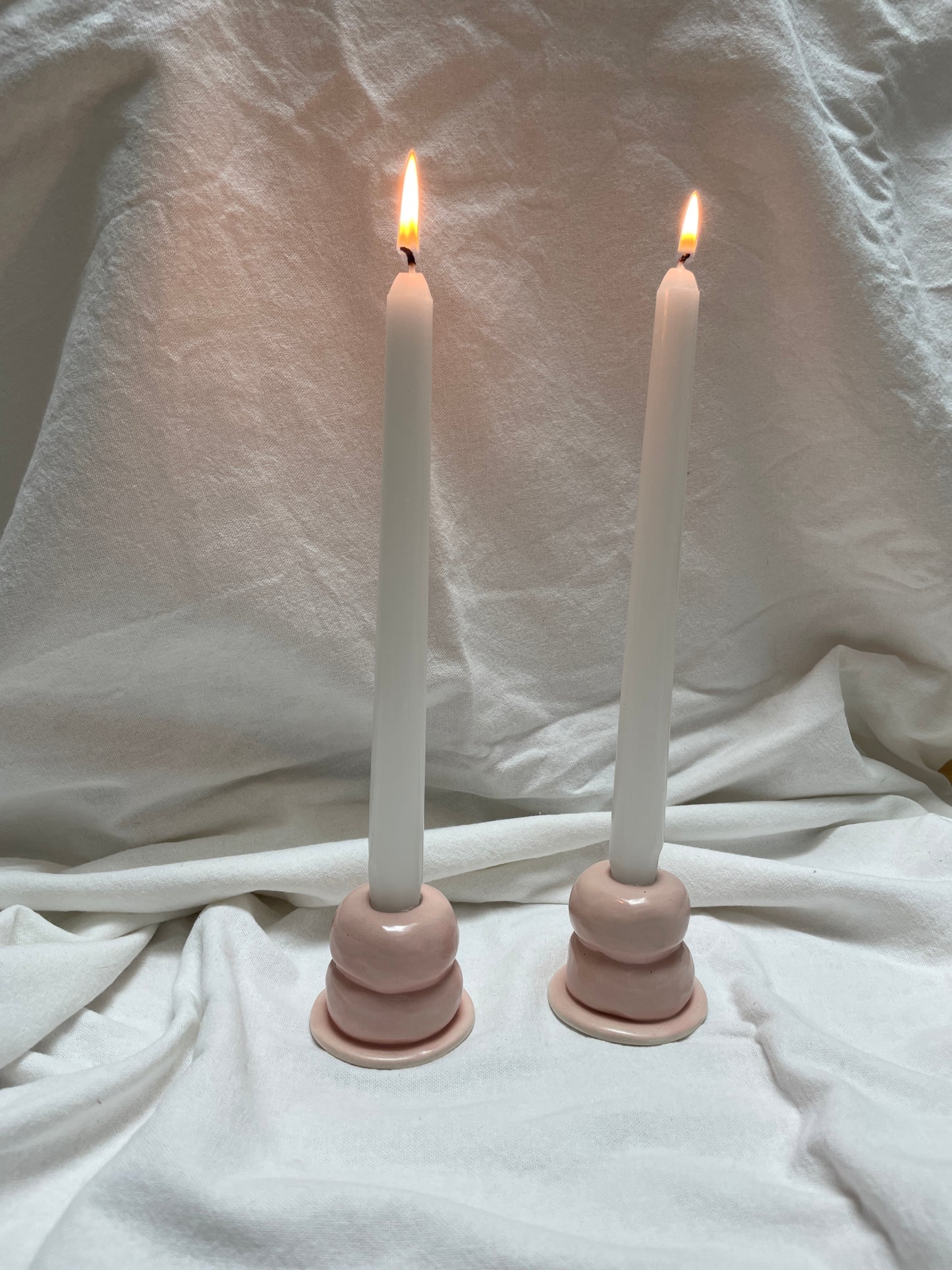 Pink Candle Holder