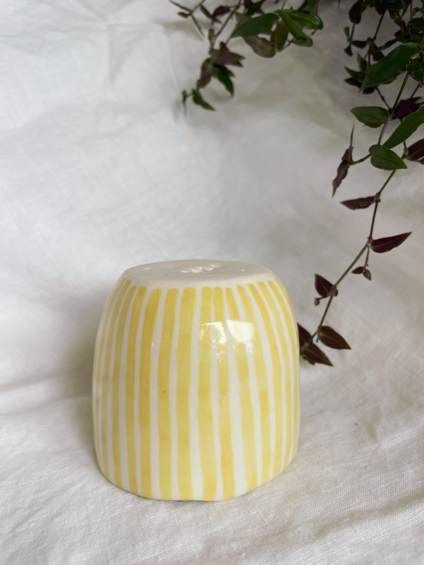 Yellow Striped Mug