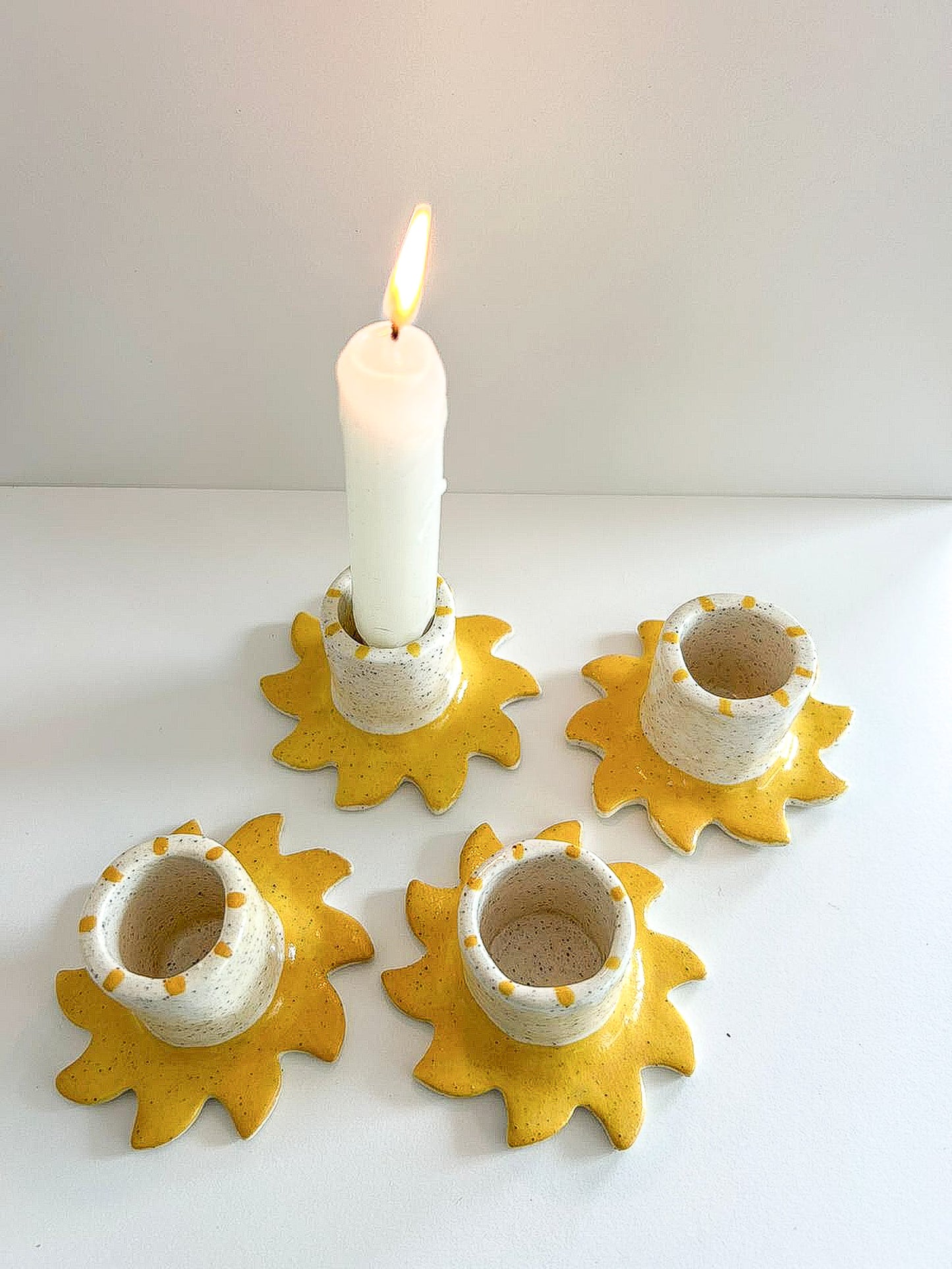 sun candle holder