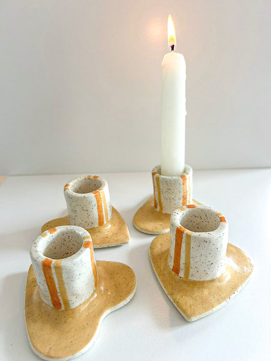 heart candle holder