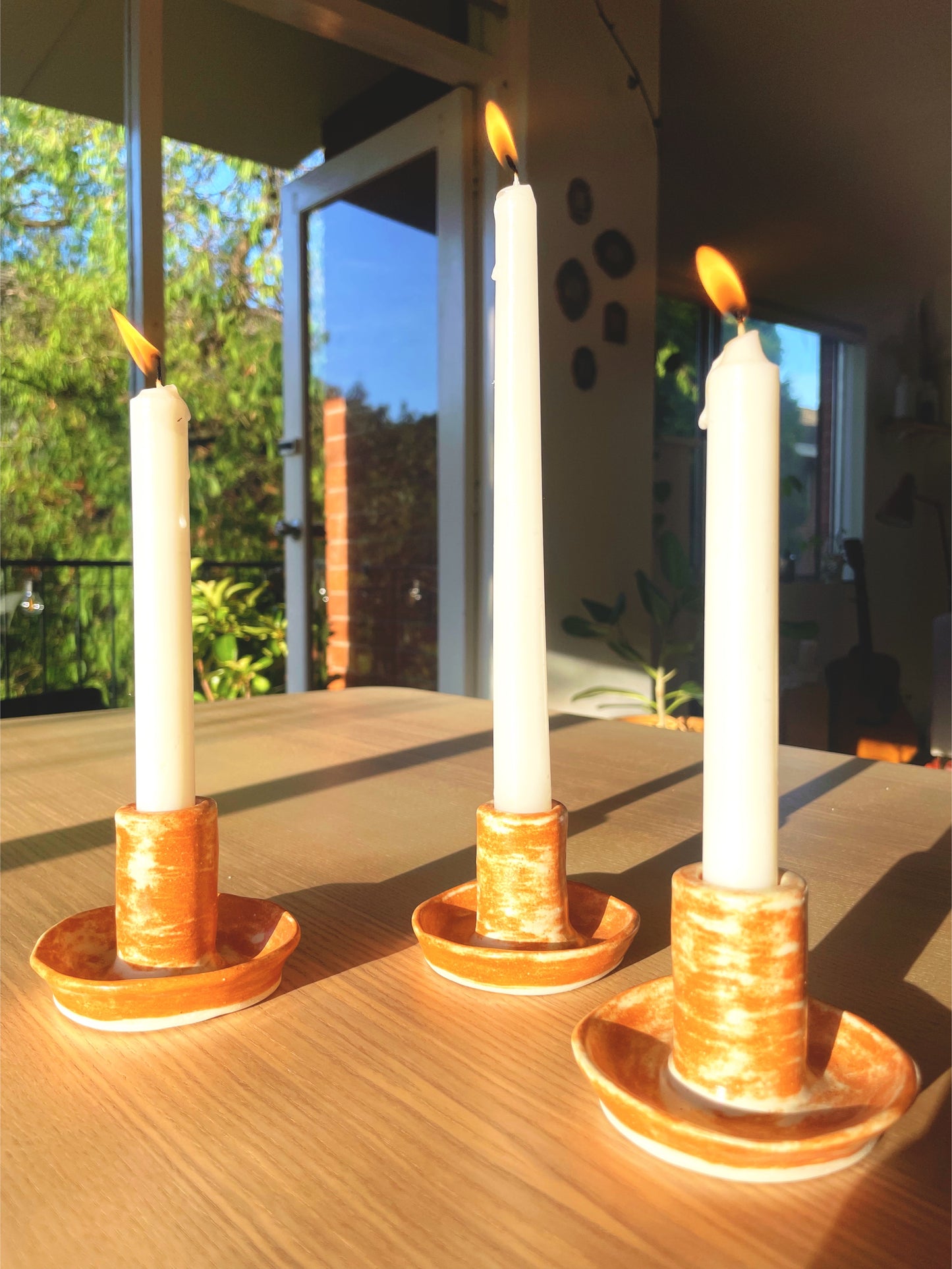 Shino Candle Holder