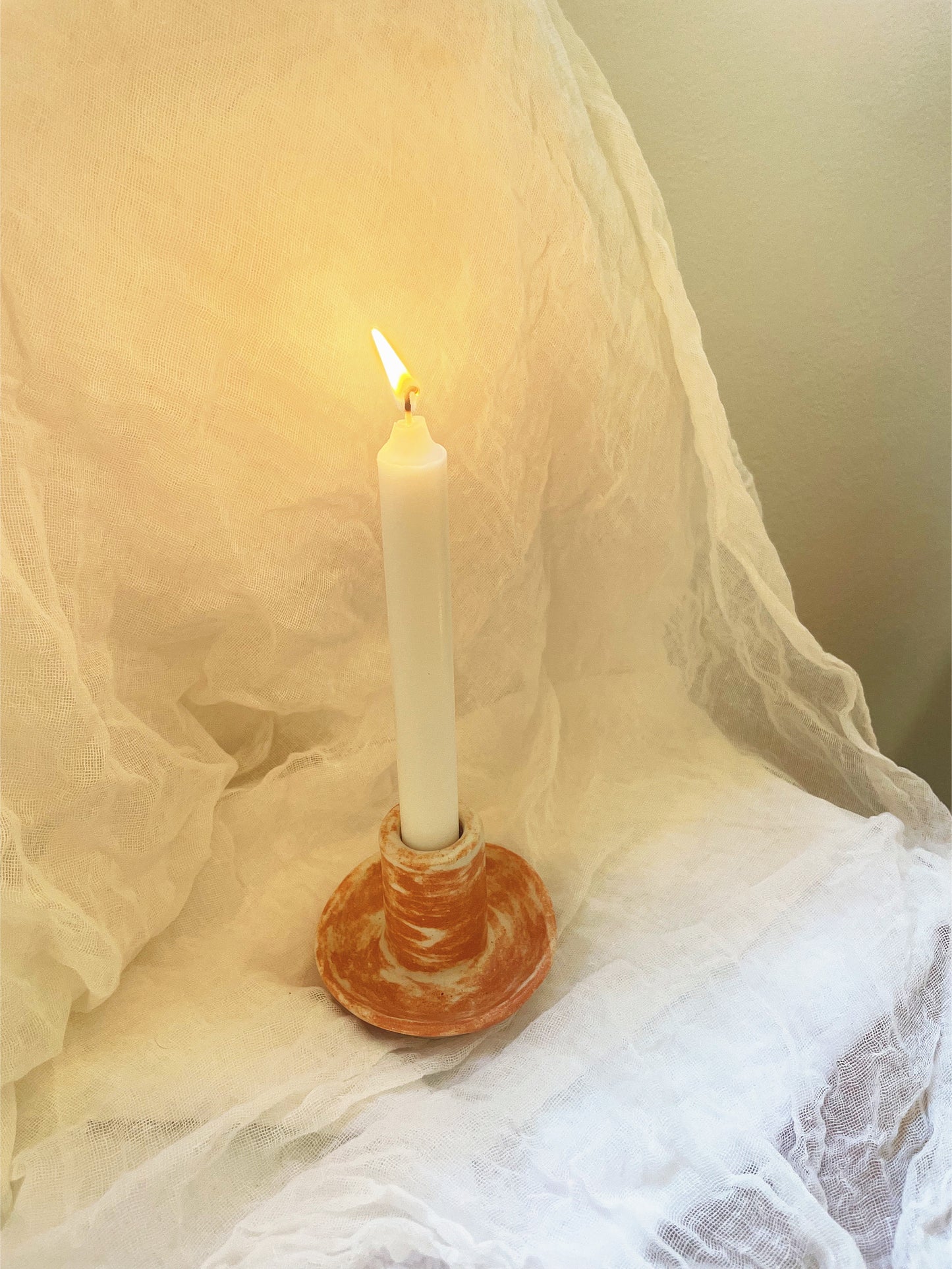 Shino Candle Holder